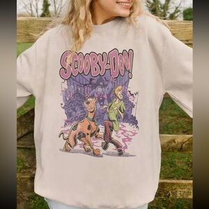 Scooby doo Clown chaser Crew Neck